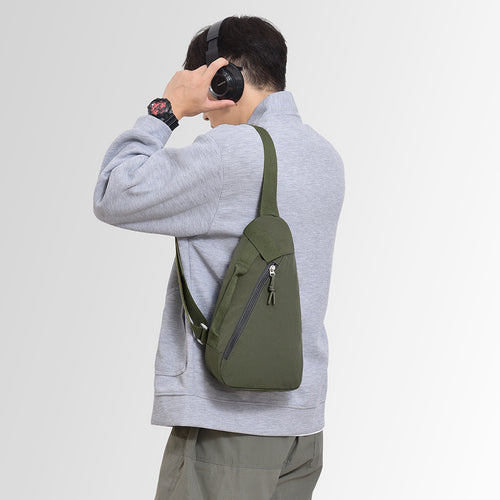 Sling bag with ergonomic design and additional compartments Bowlift