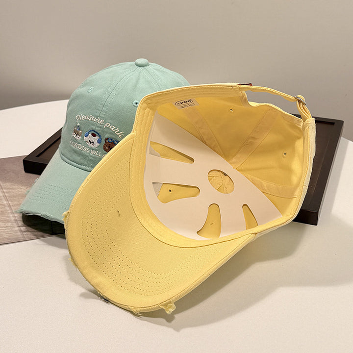 Unisex Embroidered Casual Cap Bowlift