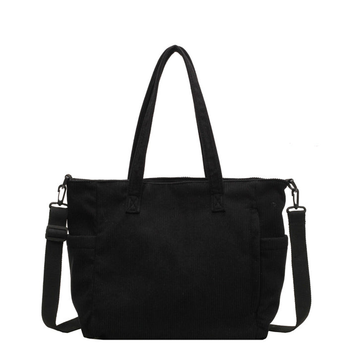 Textured Multi-Pocket Travel Tote Bowlift