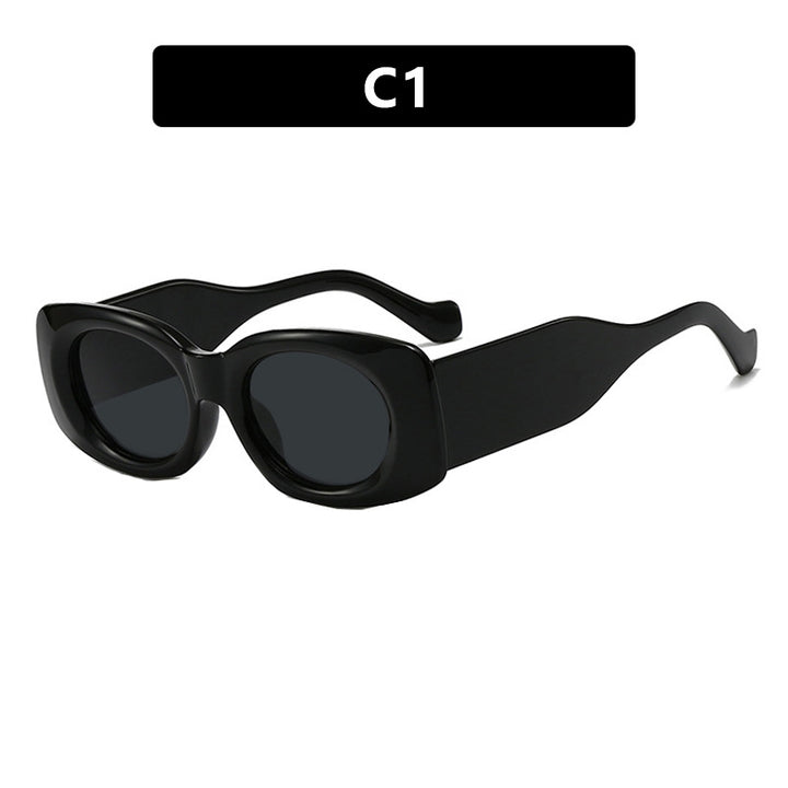 Ladies futuristic sunglasses in elegant square design Bowlift