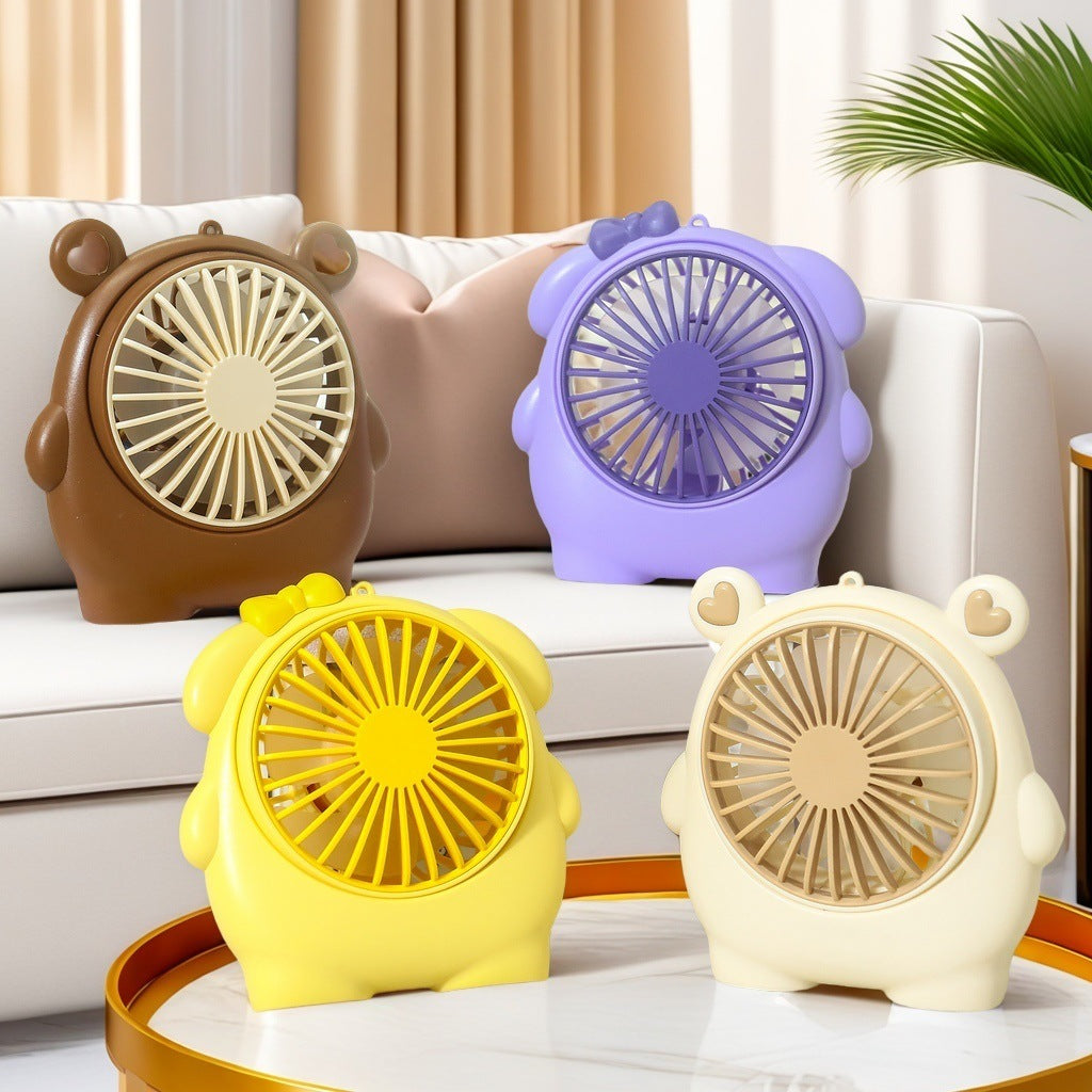 Portable Mini Hand Fan with Fun Design Bowlift
