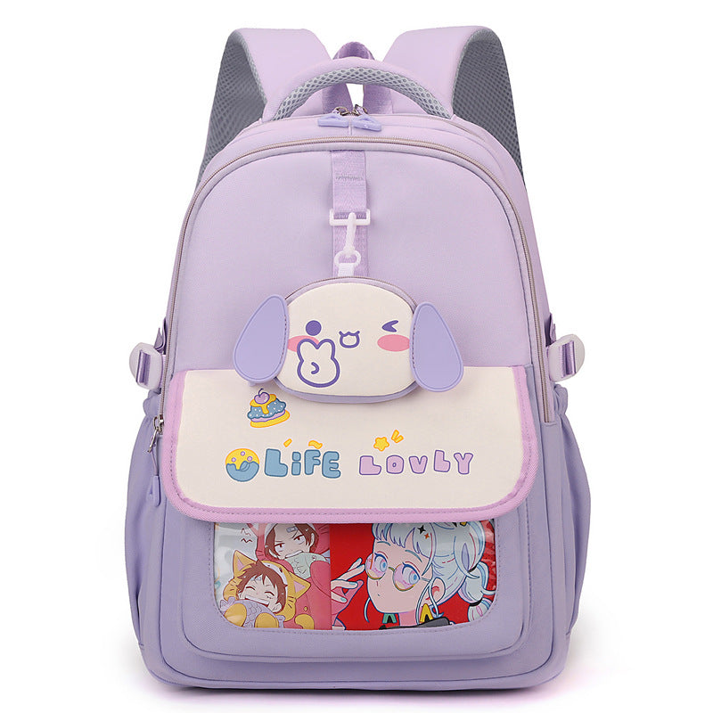 Cartoon-Themed School Backpack Bowlift