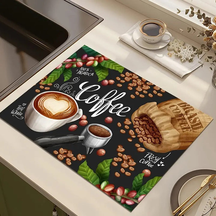 Coffee Bar Kitchen Mat Bowlift