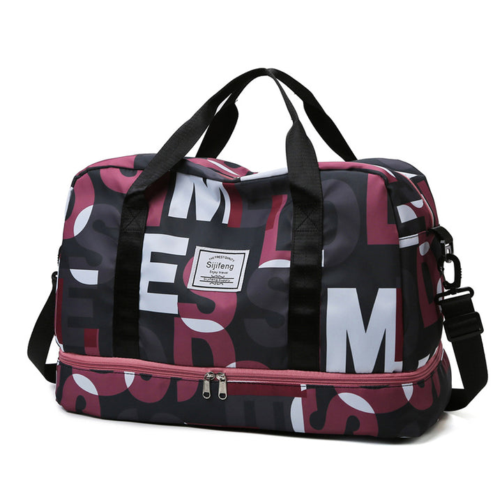 Stylish Graphic Print Travel Duffel