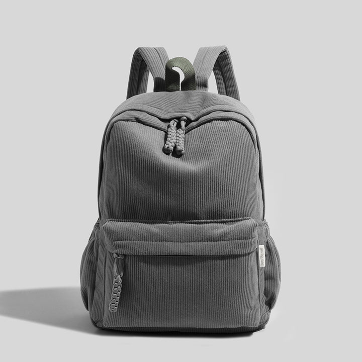 Ribbed Fabric Lightweight Backpack Bowlift