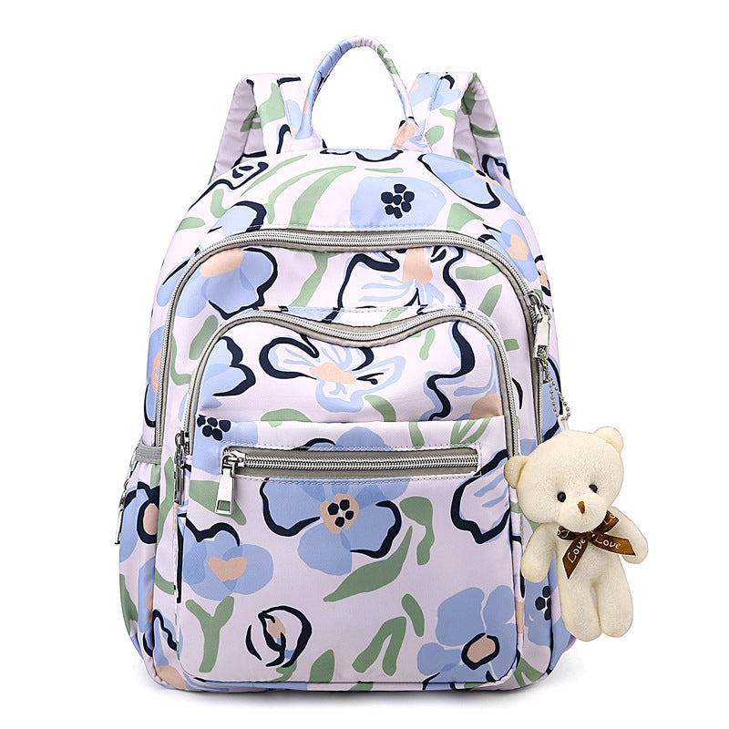 Checkerboard Pattern Backpack Bowlift