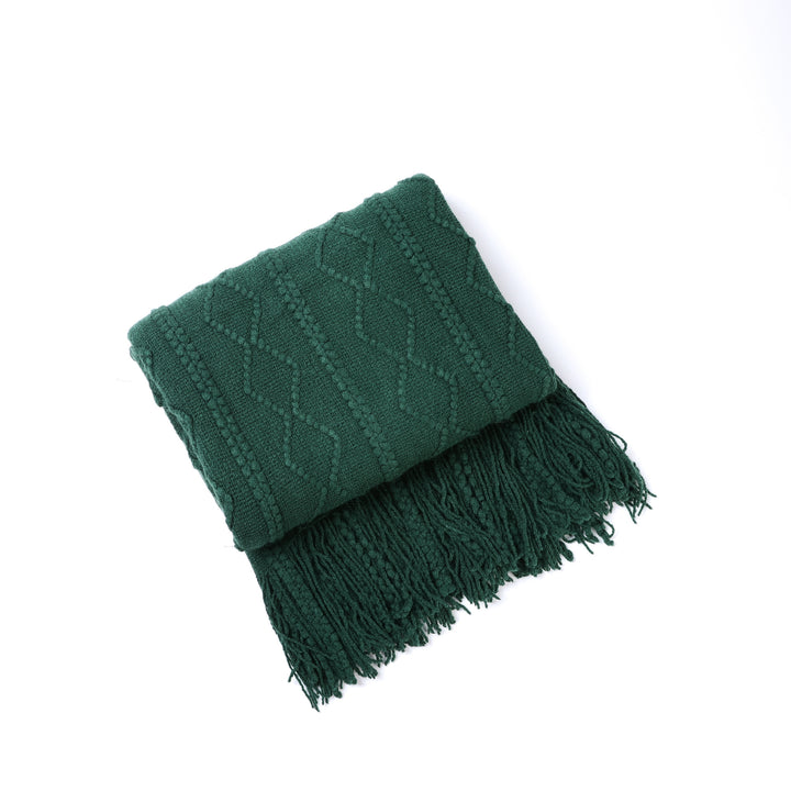 Textured Knit Scarf Bowlift