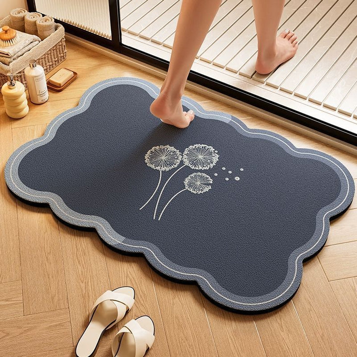 Cloud-Shaped Playful Bath Mat