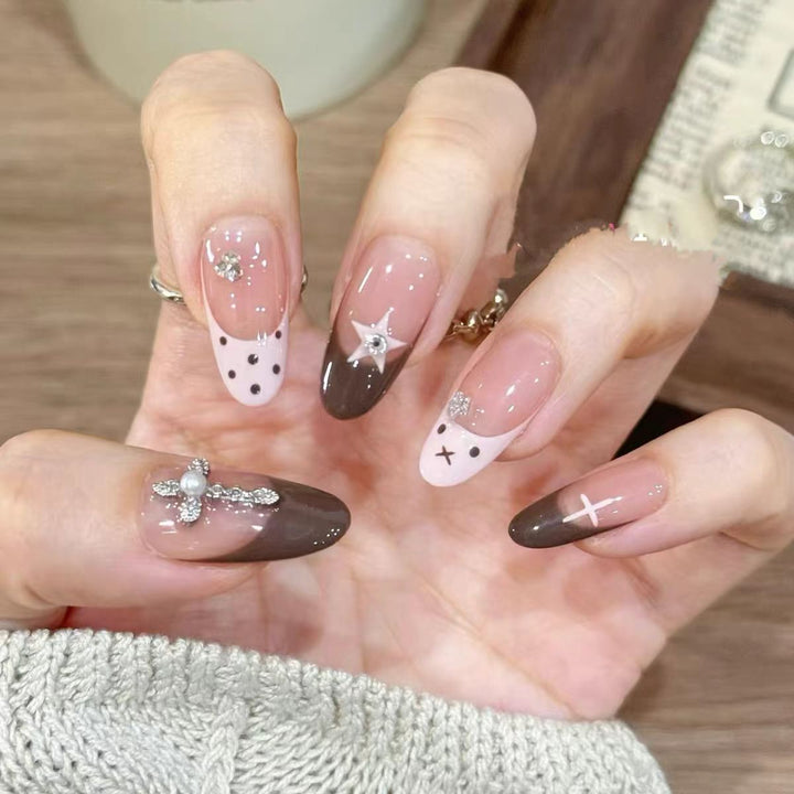 Artistic Stiletto Press-On Nail Set Bowlift