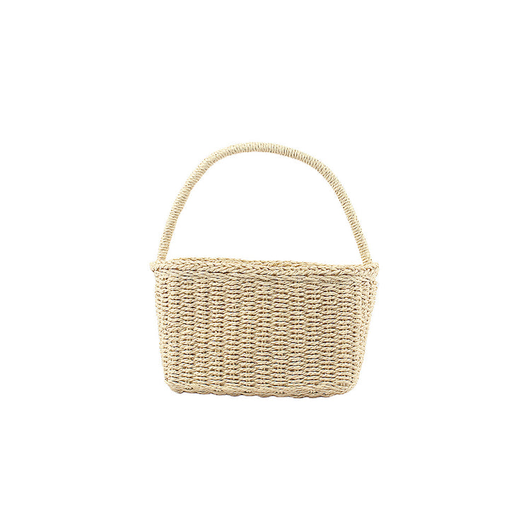 Handcrafted basket bag with sturdy carrying handle Bowlift