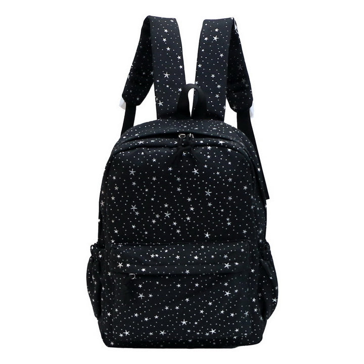 Star-Patterned Academic Backpack Bowlift