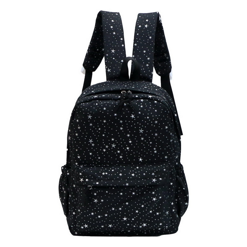 Backpack with Sparkling Star Motif Bowlift