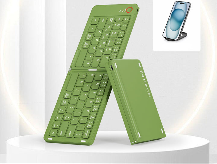 Ultra-Portable Bluetooth Keyboard with Multi-Device Compatibility Bowlift