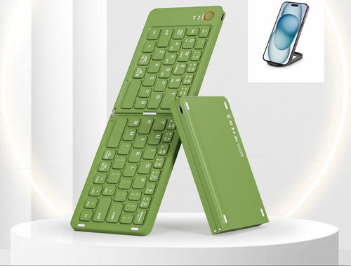 Ultra-Portable Bluetooth Keyboard with Multi-Device Compatibility Bowlift