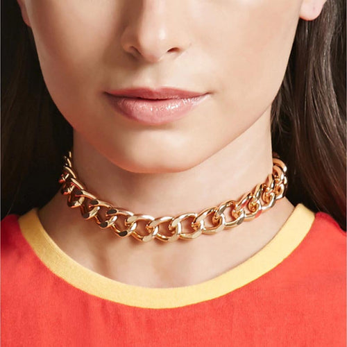 Chunky Link Chain Necklace Bowlift