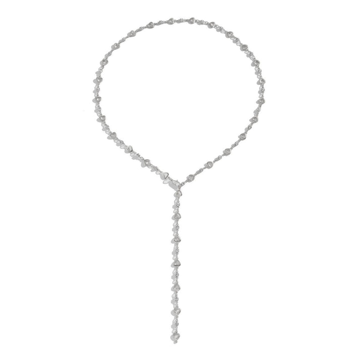 Heart-Shaped Gemstone Choker Necklace Bowlift
