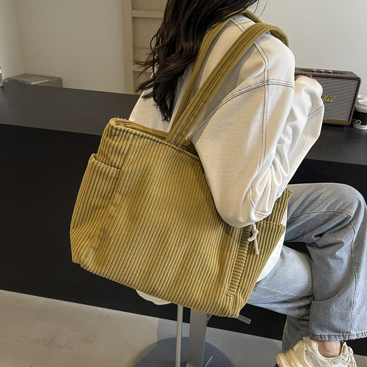 Durable Textured Everyday Tote Bag Bowlift