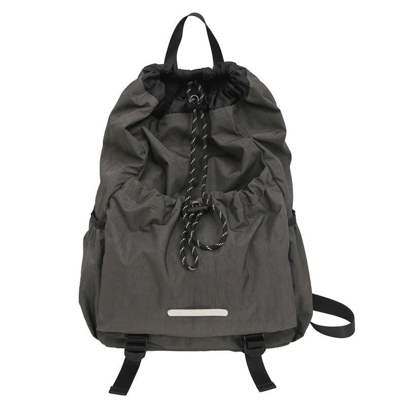 Casual Drawstring Closure Backpack Bowlift