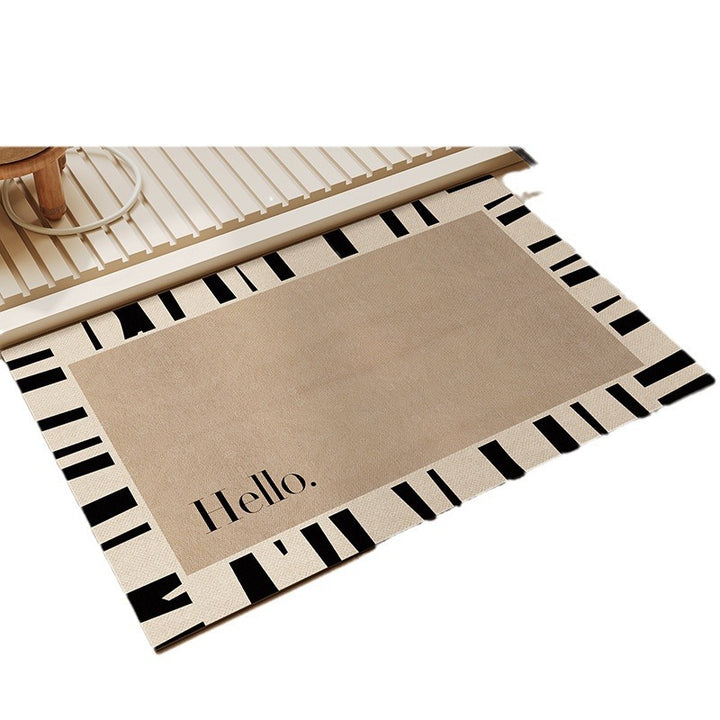 Stylish Geometric Pattern Bath Mat Bowlift