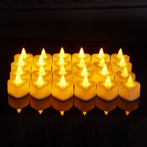 LED Flame Effect Tea Light Candles Bowlift