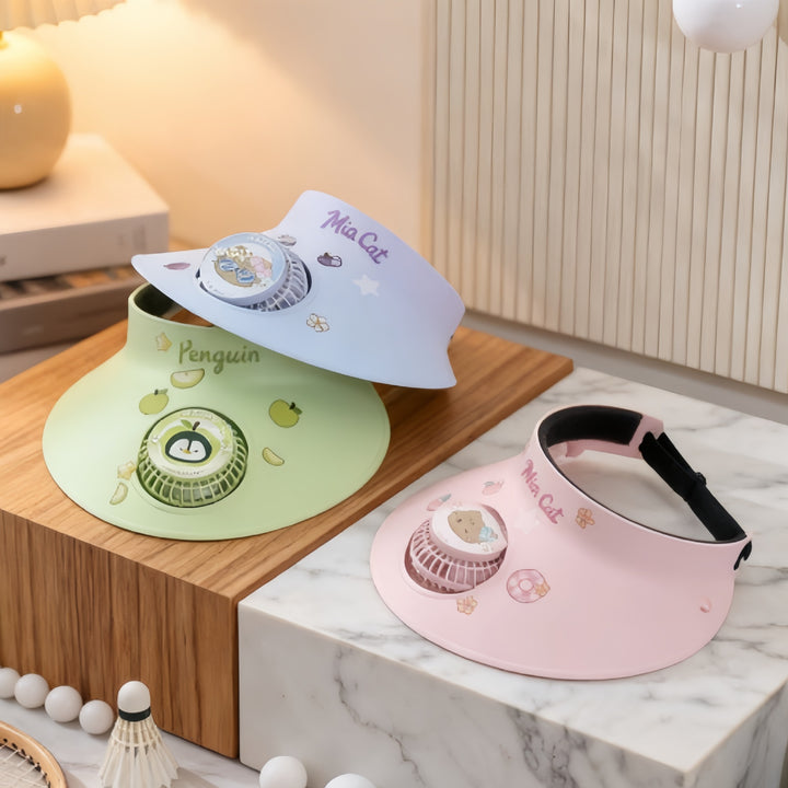 Women portable neck fan with child-friendly design Bowlift