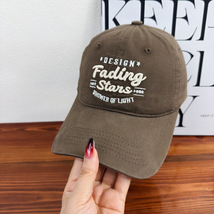 Women's Embroidered Cap with Inspirational Design Bowlift