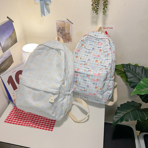 Cute backpack with embroidered cat motif Bowlift