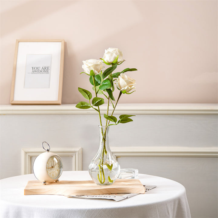 Realistic Elegant Rose Stem
