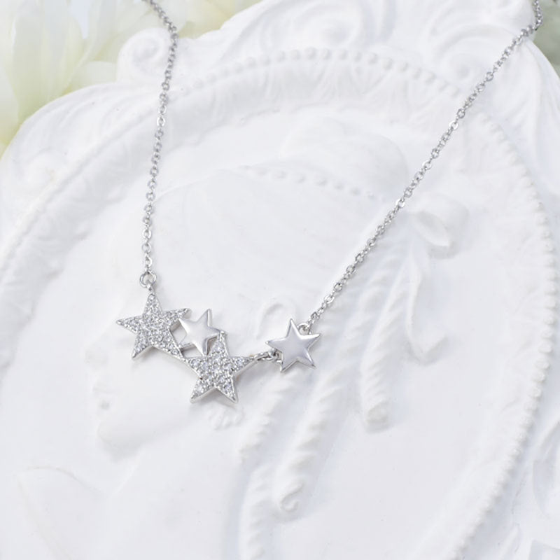 Celestial Star Cluster Necklace Bowlift