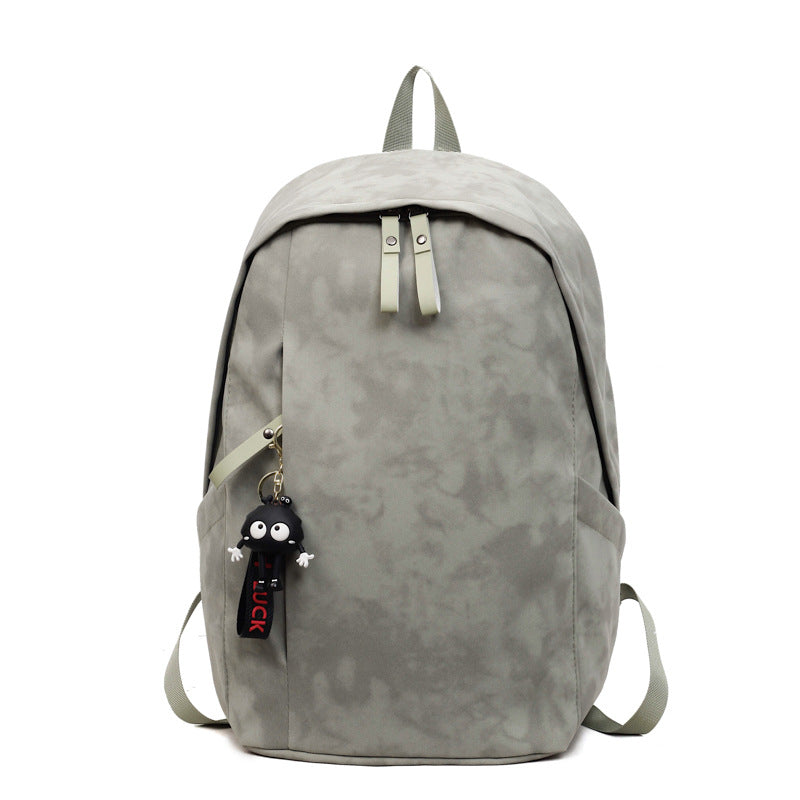 Fashionable backpack with practical design and decorative pendant Bowlift