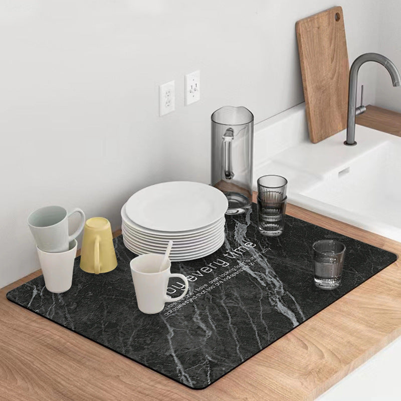 Marble-Inspired Table Mat Bowlift