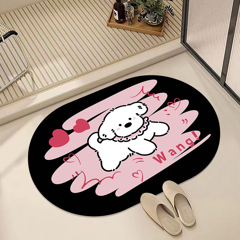 Cute Cartoon Animal Bath Mat Bowlift