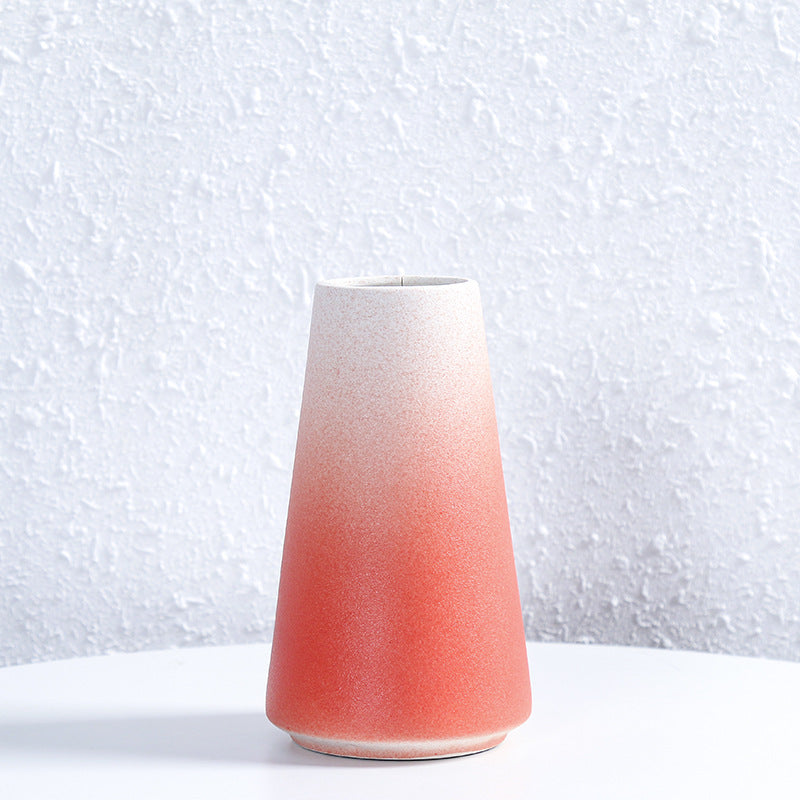 Modern Textured Ceramic Flower Vessel Bowlift