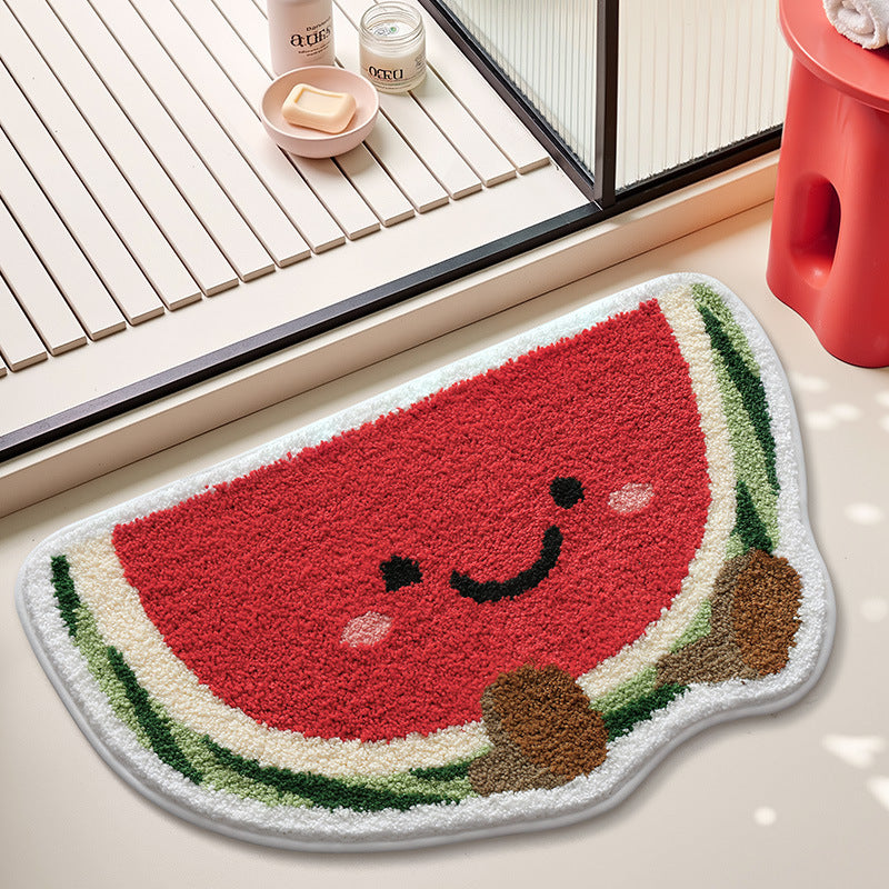 Cute Tomato-Shaped Bath Mat Bowlift