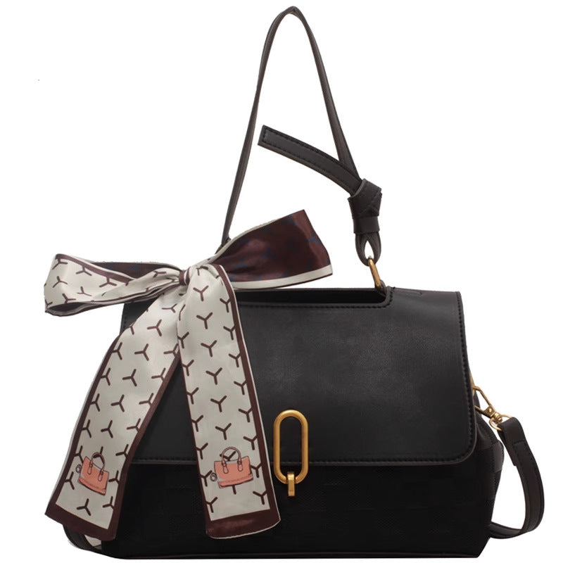 Chic Structured Handheld Satchel Bowlift