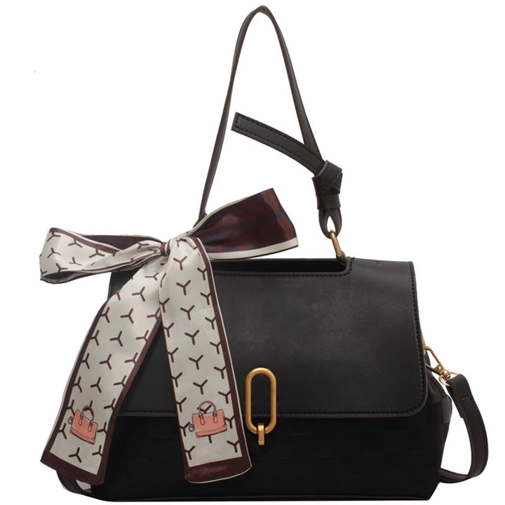 Chic Structured Handheld Satchel Bowlift