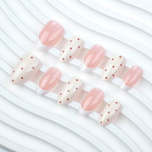 Elegant Pointed Press-On Nail Art Bowlift