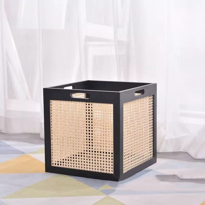 Rectangular Natural Wood Storage Basket Bowlift