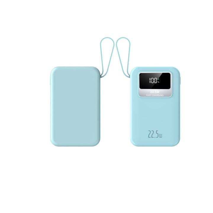 Portable power bank with intelligent fast charging function and LED display Bowlift
