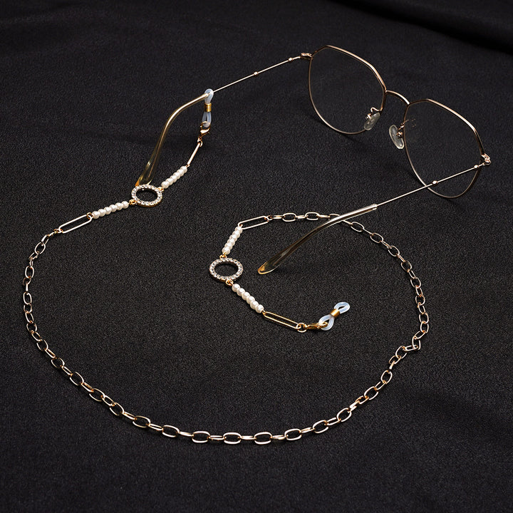 Premium Pearl-Embellished Eyewear Chain Bowlift