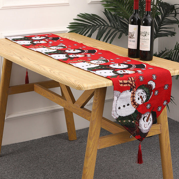 Christmas table runner with reindeer motif Bowlift