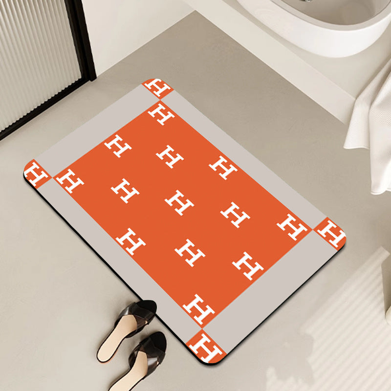 Stylish Patterned Bath Mat Bowlift