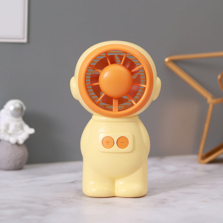Women's Portable Mini Fan in Astronaut Design Bowlift