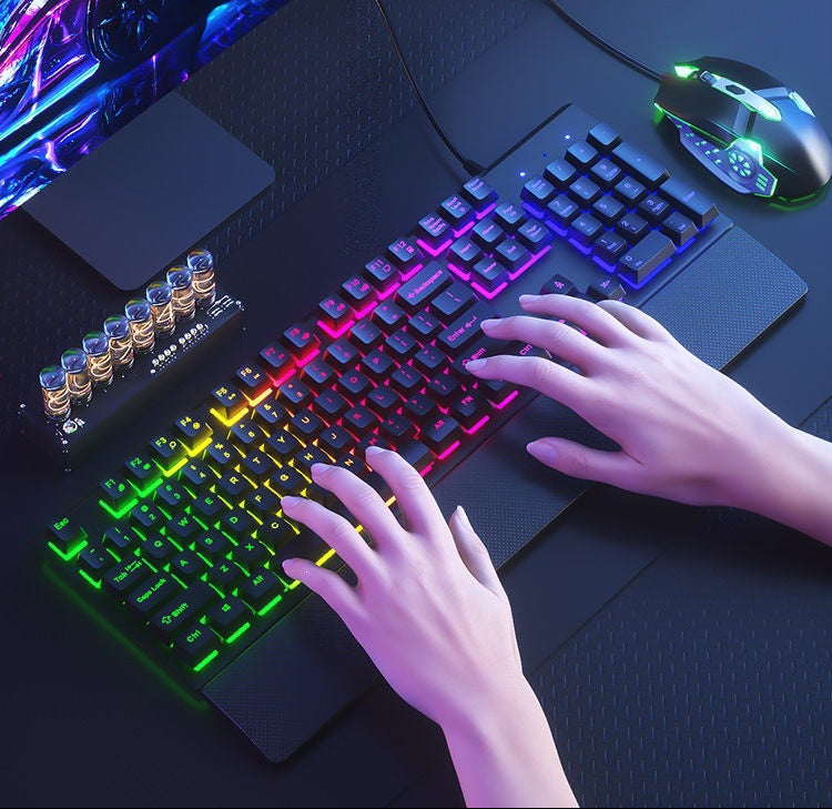 RGB Gaming Mechanical Keyboard Bowlift