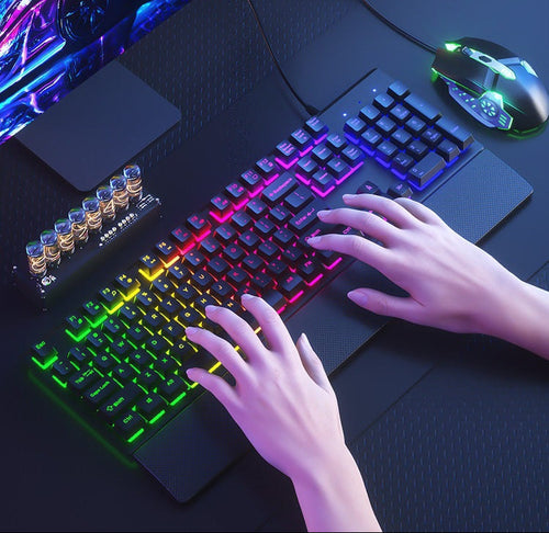 RGB Gaming Mechanical Keyboard Bowlift