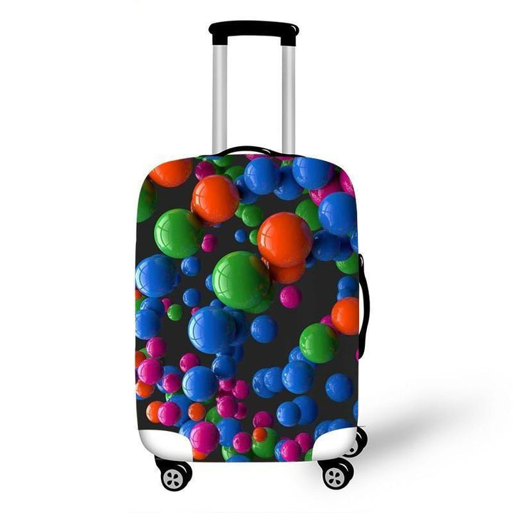 Women's hard shell suitcase with diverse floral design Bowlift