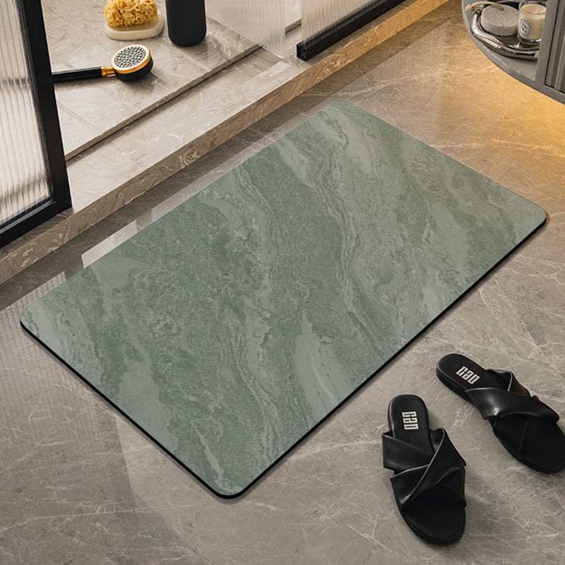 Luxurious Marble Effect Bathroom Mat