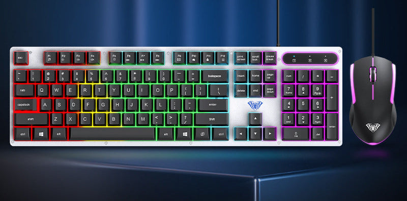Gaming Keyboard and Mouse Set Bowlift