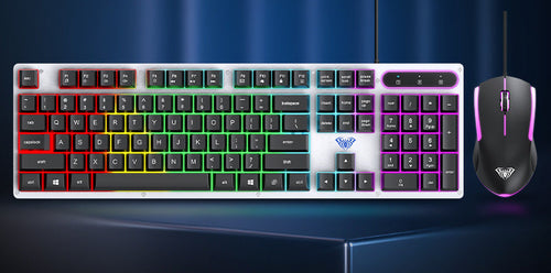 Gaming Keyboard and Mouse Set Bowlift
