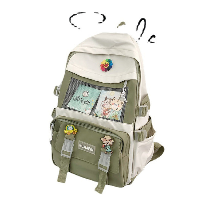 Playful Cartoon-Themed Backpack Bowlift